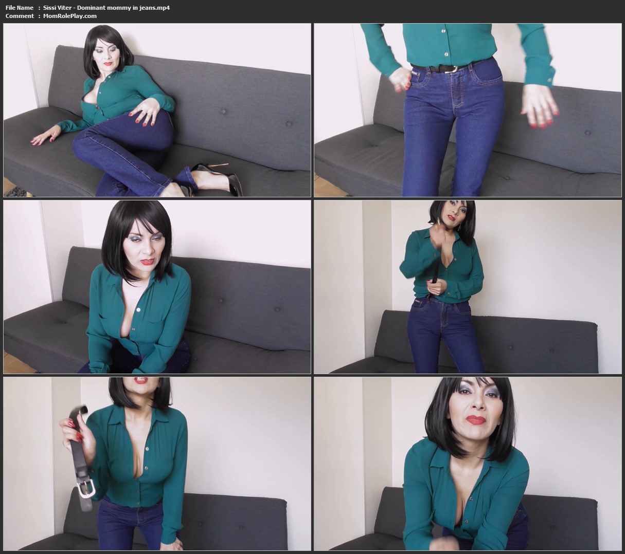 Sissi Viter - Dominant mommy in jeans