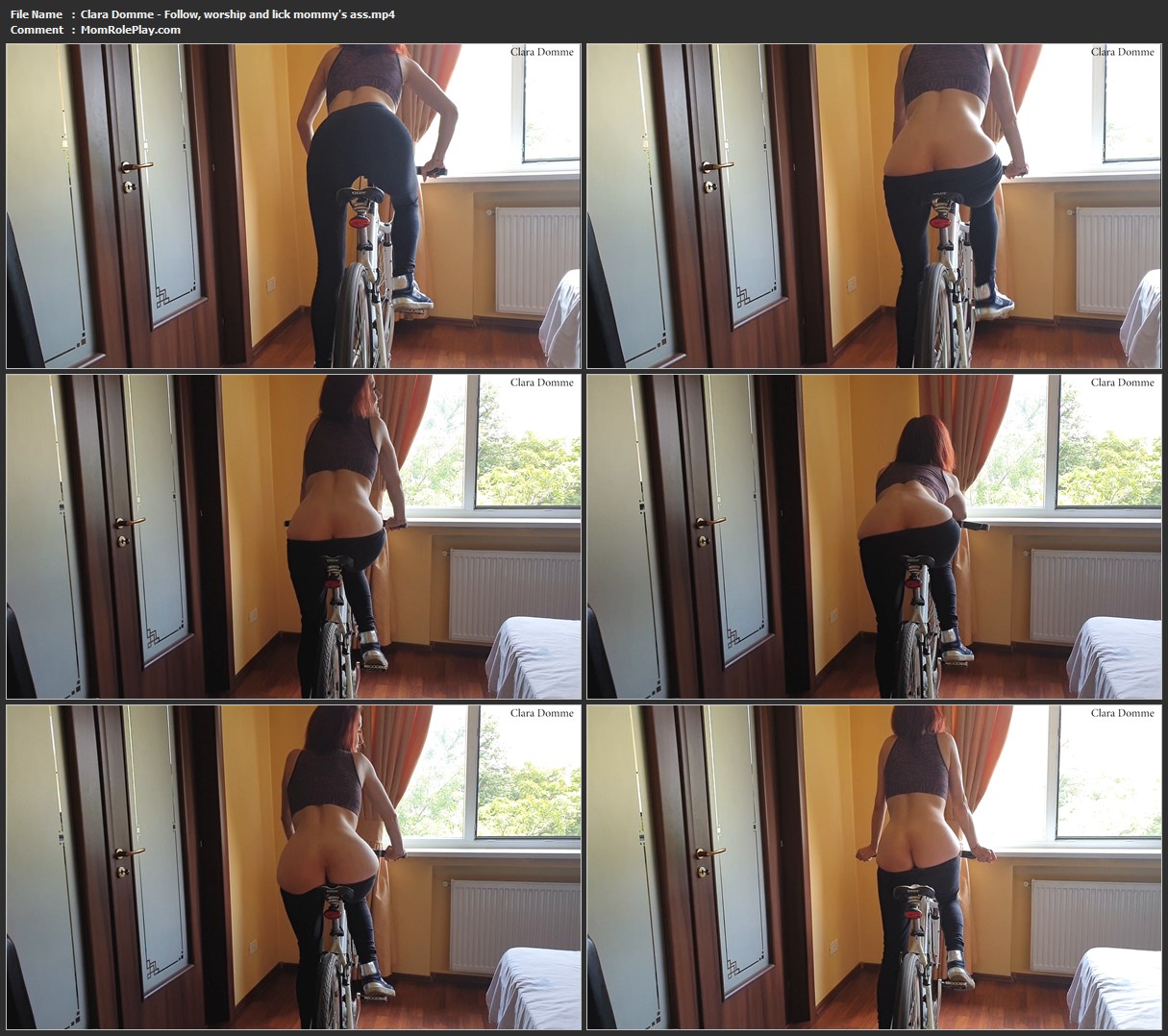Clara Domme - Follow, worship and lick mommy's ass