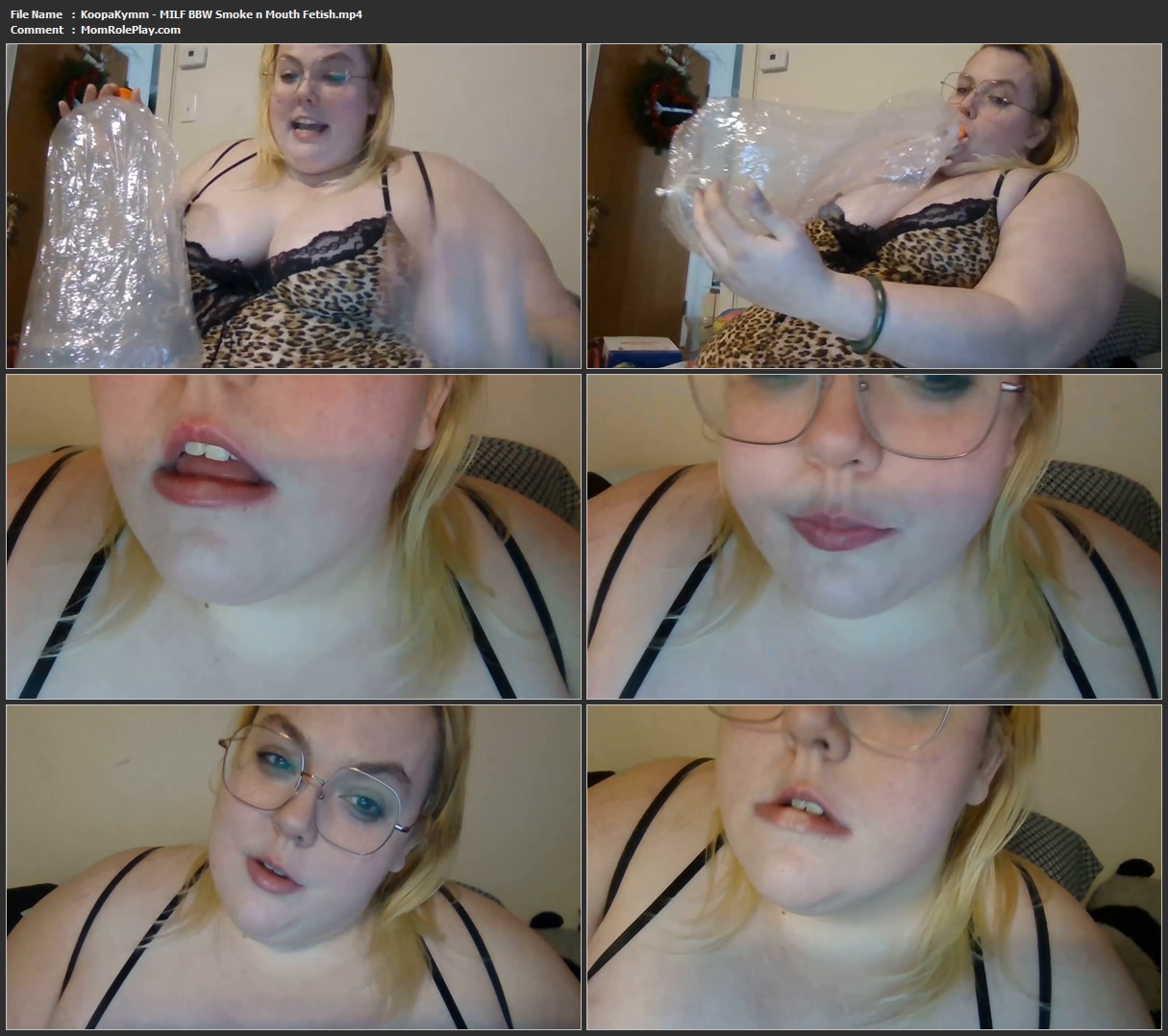 KoopaKymm - MILF BBW Smoke n Mouth Fetish