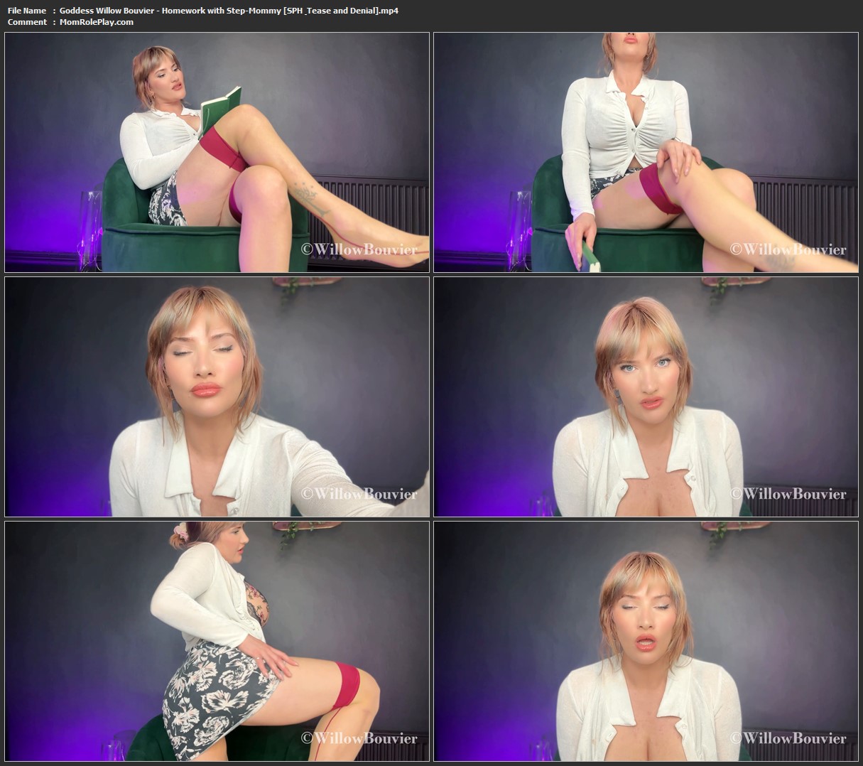 Goddess Willow Bouvier - Homework with Step-Mommy [SPH & Tease and Denial]