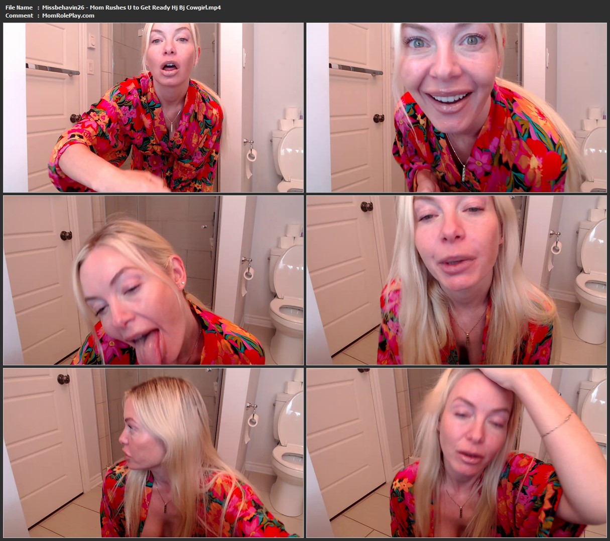 Missbehavin26 - Mom Rushes U to Get Ready Hj Bj Cowgirl
