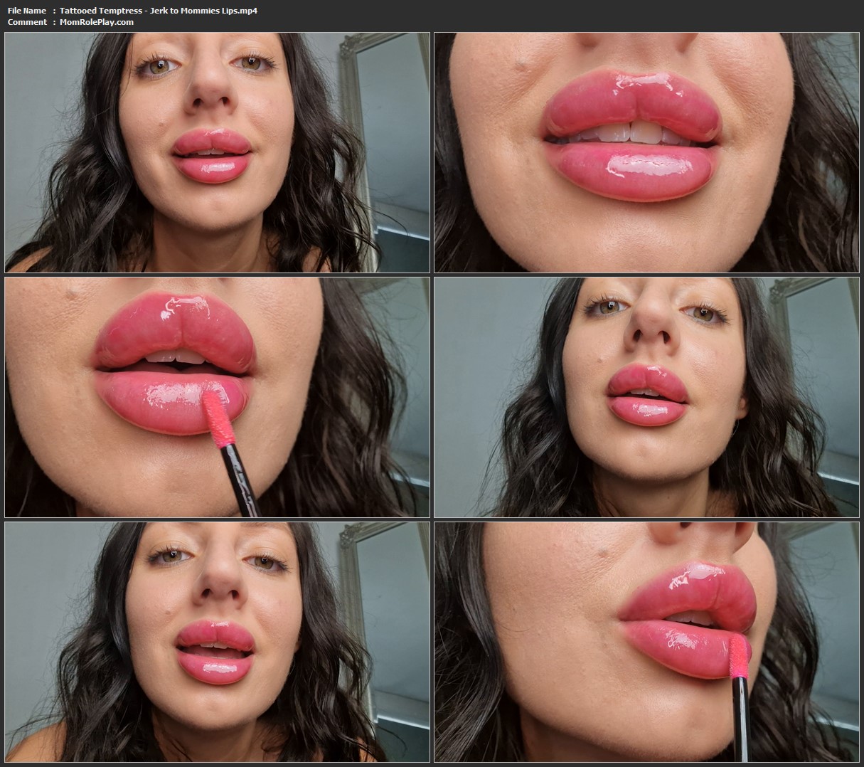 Tattooed Temptress - Jerk to Mommies Lips