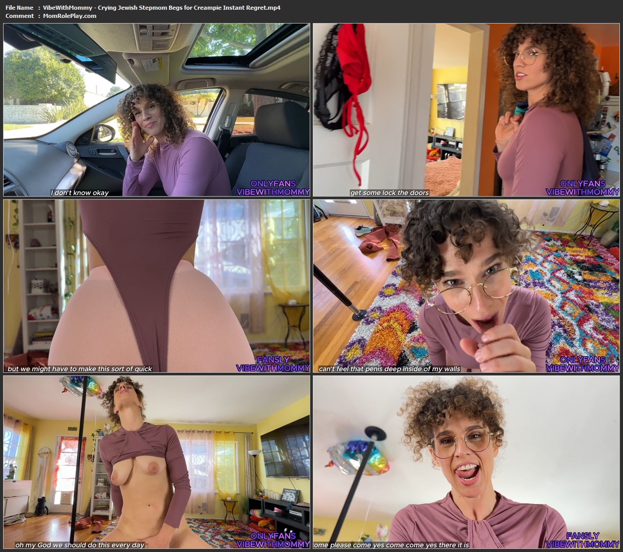 VibeWithMommy - Crying Jewish Stepmom Begs for Creampie Instant Regret